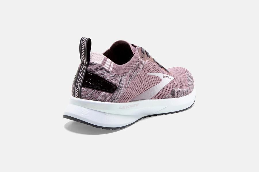 Brooks Levitate 4 Road Loopschoenen Dames - Roze/Wit - 703954AKG